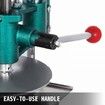 7.8' Big Roller Dough Sheeter Pasta Maker Household Pizza Dough Manual Pastry Press Machine