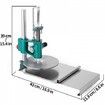 7.8' Big Roller Dough Sheeter Pasta Maker Household Pizza Dough Manual Pastry Press Machine