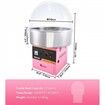 Commercial Cotton Candy Machine with Cover Sugar Floss Maker 1000W Party