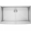 Farmhouse Kitchen Sink 304 Stainless Steel Drop-In Sinks Top Mount Single Bowl Basin with Ledge & Accessories Household Dishwasher Sinks for Workstation