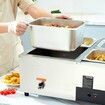 Commercial Electric Food Warmer Countertop Buffet 4*12 Qt Pan Bain Marie