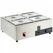 Commercial Electric Food Warmer Countertop Buffet 4*12 Qt Pan Bain Marie