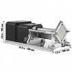 Electric Potato Cutter with 4 Blade Shapes Chip Cutter for Fruit and Vegetable Fries Slicer
