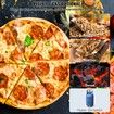 Dual Fuel Pizza Oven for Outdoor Use 12" Portable Pizza Oven Pellet & Gas Powered Outdoor Pizza Oven with Thickened Cordierite Pizza Stone Foldable Leg