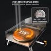 Outdoor Pizza Oven 12" Wood Fired Pizza Ovens Pellet Pizza Stove w/ Built-in Thermometer Heat to 540 degreeC with Thickened Cordierite 210 degree Rotating