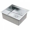 Kitchen Sink 304 Stainless Steel Drop-In Sinks Top Mount Single Bowl Basin with Accessories(Pack of 2) Household Dishwasher Sinks for Workstation