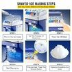 Commercial Ice Shaver Ice Shaving Machine Crusher Snow Cone Maker 200KG/H