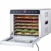 6 Trays Food Dehydrator Machine Stainless Steel 700W Jerky Fruit Drying