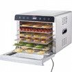 6 Trays Food Dehydrator Machine Stainless Steel 700W Jerky Fruit Drying