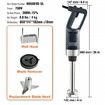 Commercial Immersion Blender Heavy Duty Hand Mixer 750W Variable Speed