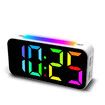 Digital Clock with Night Light, Large Display, Dual Alarm, Snooze, Dimmable Bedside Alarm Clock for Kids Teens Boys Girls (White)