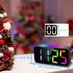 Digital Clock with Night Light, Large Display, Dual Alarm, Snooze, Dimmable Bedside Alarm Clock for Kids Teens Boys Girls (Black)