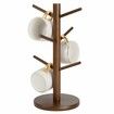 Mug Holder Tree,Coffee Cup Holder with 6 Hooks (Brown)