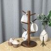 Mug Holder Tree,Coffee Cup Holder with 6 Hooks (Brown)