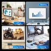 Ninkear N10 Mini PC, Intel N100 4 Cores Max 3.4GHz, 16GB RAM 512GB SSD, 2*HDMI 2.0 (4K@60Hz) Dual Display, 2.4/5GHz WiFi Bluetooth 5.0,