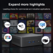 Ninkear N10 Mini PC, Intel N100 4 Cores Max 3.4GHz, 16GB RAM 512GB SSD, 2*HDMI 2.0 (4K@60Hz) Dual Display, 2.4/5GHz WiFi Bluetooth 5.0,