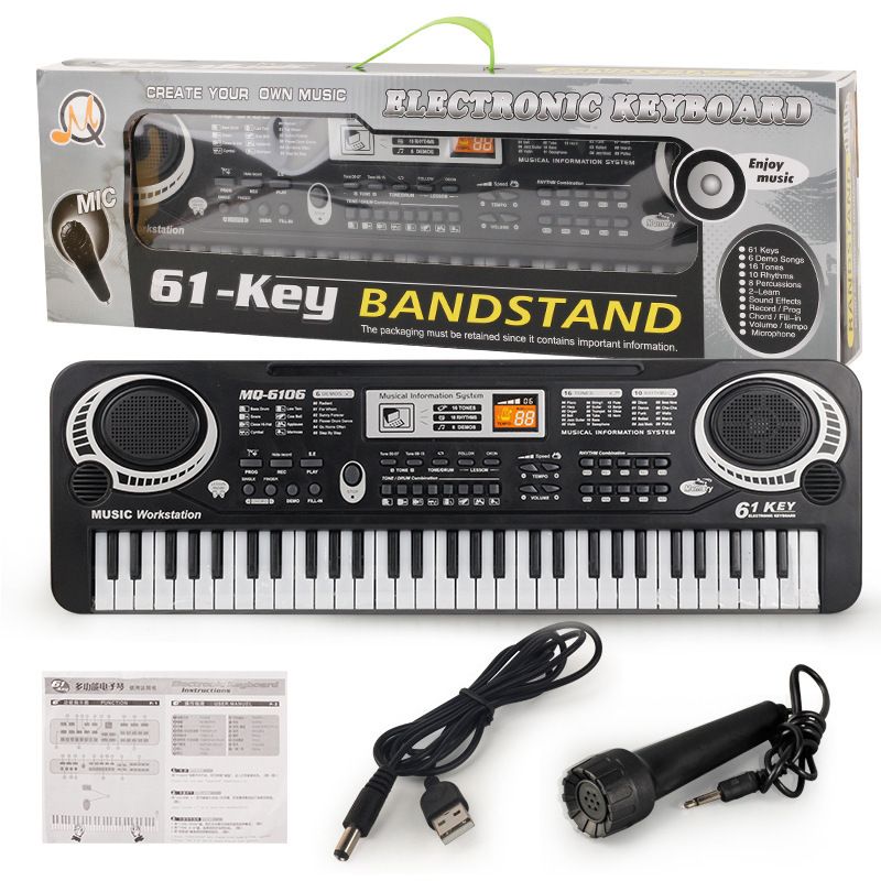 61 Key Multifunctional Electronic Keyboard for Kids Early Education ...