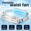 Portable Waist Cooling Fan Personal Wearable Ice Belt Clip Shirt Cooler 3 Speeds USB Powered Rechargeable Battery Air Conditioner for Work Travel