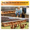 3 Hole Wooden Nesting Box Chicken House Hen Chook Laying Boxes Duck Poultry Egg Nest Brooder Coop Breeding Hatch Roost Perch Waterproof Lid