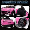 Kids Electric RC Car Ride On Toy Parental Remote Control Pedal 12V Off Road Vehicle Lamborghini Urus Licensed Pink with MP3 Light Bluetooth