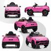 Kids Electric RC Car Ride On Toy Parental Remote Control Pedal 12V Off Road Vehicle Lamborghini Urus Licensed Pink with MP3 Light Bluetooth