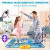 Dance Game Toy for 3-12 Year Old Kids Girls, Dance Pad with Bluetooth,9 Challenge Game Modes, Double PK Mode,Built-in Music, Christmas & Birthday Gift