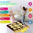 Electronic Dance Pad Multifunctional Piano Game Pad, Music Stepping Dance Mat Anti-Slip Christmas Birthday Toy 5 Game Modes 9 Difficulty Levels