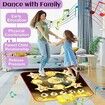 Electronic Dance Pad Multifunctional Piano Game Pad, Music Stepping Dance Mat Anti-Slip Christmas Birthday Toy 5 Game Modes 9 Difficulty Levels