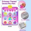 Electronic Dance Pad Multifunctional Piano Game Pad, Music Stepping Dance Mat Anti-Slip Christmas Birthday Toy 5 Game Modes 9 Difficulty Levels