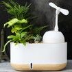 Flowerpot Humidifier,Hydroponics Growing System,Smart Planting,Soft Light Design,Automatic Water Absorption Container,Gardening Gifts,Plant-Free