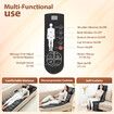 HOMASA Heating Massage Mat Full Body Vibration Electric Heated Chair Pad Shiatsu Neck Shoulder Back Leg Massager 10 Motors Mattress Car Seat Cushion