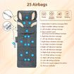 HOMASA Full Body Massage Mat Heated Shiatsu Neck Massager Shoulder Back Lumbar Traction Hip Leg Relax Stretch Airbags Vibration Motors