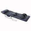 HOMASA Heated Massage Mat Full Body Shiatsu Vibration Lumbar Support Heating Neck Back Foot Massager Electric Recliner Chair Seat Cushion 10 Motors