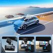 3 Channel WiFi Dash Cam Front and Rear Inside, 4K+1080P+1080P Dash Camera for Cars Front and Rear 24H Parking Mode App Control