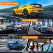 3 Channel WiFi Dash Cam Front and Rear Inside, 4K+1080P+1080P Dash Camera for Cars Front and Rear 24H Parking Mode App Control