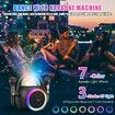 Karaoke Machine Portable Bluetooth Speaker with 2 UHF Wireless Microphones PA System with Disco Ball,LED Lights for Home Party,Wedding,Church,Picnic