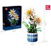 Epiphyllum Flowers Building Set, Botanical Collection, Flower Botanical Bonsai Building Toys for Teens Ideal for Display (835PCS)