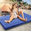 Double Sleeping Pad Camping,Self Inflating 6In Extra-Thick 2 Person Pillow Built-in Foot Pump Waterproof Inflatable Sleeping Mat,Portable Camping Pad