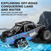 Amphibious Remote Control Off-Road Climbing Vehicle Kids Toy, 2.4GHz Truck Toys All Terrain (Blue)