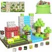 100PCS Magnetic Mine World  Building Blocks for Kids Ages 4 to 8,  STEM Sensory Toys