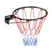 Genki Indoor Basketball Hoop Ring Rim Goal Net Outdoor Door Wall Mounted Hanging Basket Replacement Set for Standard Backboards No.7 Balls 45cm