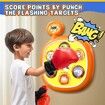 Kids Music Boxing Machine Set, Punching Machine with Sounds and Lights, Great Christmas Birthday Gift for Boys and Girls Age 5 Up