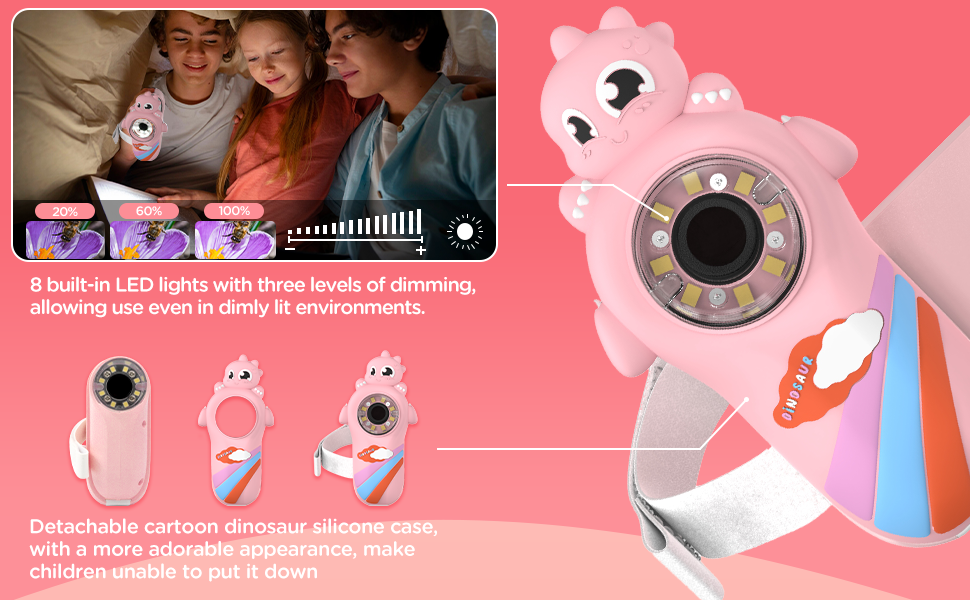 thumbnail image 2 of Kids Microscope 1000X With LCD Screen - 8 LED Lights Portable Science Toy For Children 2 of 14