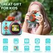 Kids Mini Camera Instant Print 48 MP Selife Digital Camera with 2.5K Video with 32 GB Card,Birthday Xmas Gift for 3-12 Year Old Girls Boys,Blue