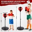 Punching Bag for Ages 3+,Boxing Bag Set Toy with Boxing Gloves,Height Adjustable Punching Bag,Sport Toy for Boys & Girls,Ideal Christmas Birthday Gift