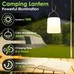 LED Camping Lantern,Rechargeable Camping Light,4 Modes Outdoor Flashlights Lanterns with 1000LM,Water Resistant Portable Emergency Camp Light