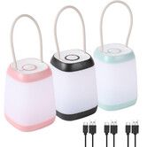 3 Pack LED Camping Light,3 Light Modes Rechargeable Battery Powered Night Light for Indoor and Outdoor Emergency Light,Tent Lantern,Camping