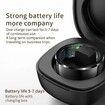 Smart Ring Waterproof Fitness Tracker Rate Monitor Sleep Recorder Activity Reminder with Charging Case,Pedometer Step Counter Calories(Silver,#10)