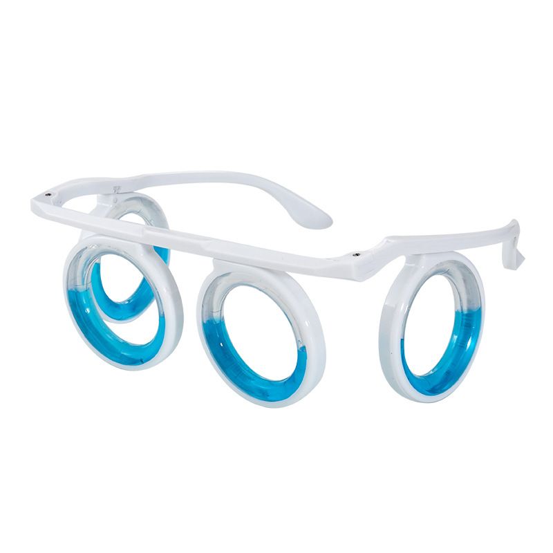 Motion Sickness Glasses, Liquid Design No Lenses Lightweight Anti Motion Sickness Glasses for Traveling by Car, Airplane or Sea