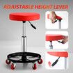 Swivel Work Stool Chair with Wheels Mechanic Tool Tray Height Adjustable Pneumatic Roller Seat for Car Repair Shop Salon Barber Bar Drafting Spa